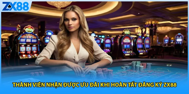 Thành viên nhận được ưu đãi khi hoàn tất đăng ký ZX88
